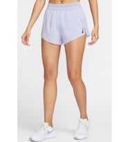 Nike AeroSwift Dri Fit ADV 3" Mid Rise Brief Lined Running Short Kadın Pileseli Slip Astarlı Koşu Şortu Açık Mavi