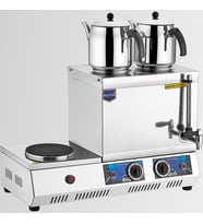 Remta K31 30 Model İki Demlikli Pleytli Elektrikli Çay Ocağı - Kahveci Takımı 23 lt 3000 W