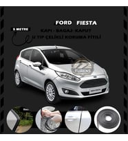 Ford Fiesta Oto Araç Kapı Koruma Fitili 5metre Parlak Siyah Renk