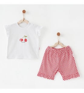 Andywawa Ac26685 Cherry Chatty 2li Takım Red