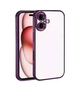 Apple İphone 17 Razer Lensli Silikon - Açık Mor