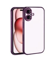 Apple İphone 17 Razer Lensli Silikon - Açık Mor