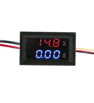 100V - 10A - Dijital Volt Ampermetre