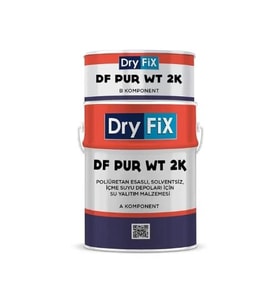 Dryfix Df Pur Wt 2K İçme Suyu Depoları İçin Poliüretan Su Yalıtımı 20+4 Kg Mavi