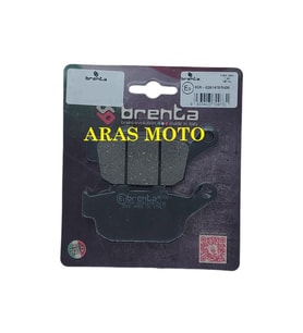 Drift 125 L Arka Fren Balatası Brenta (Made İn İtaly)- ARASMOTO (Siyah)