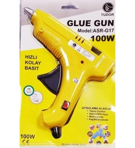 Toptanucuzal Sıcak Kalın Mum Silikon Tabancası 100 Watt Anahtarlı