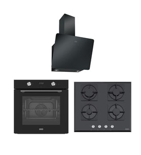 Franke Ankastre Set (FPJ 615 BK A Davlumbaz - FHNS 604 BK Ocak - FMA 86 BK Fırın)