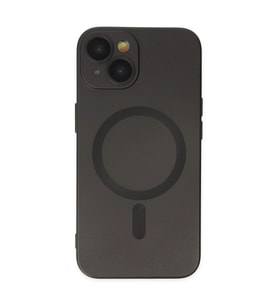 Apple İphone 14 Plus Kılıf Moshi Lens Magneticsafe Silikon - Siyah