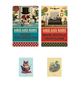 Gabriel Garcia Marquez - Kolera Günlerinde Aşk - Benim Hüzünlü Orospularım - Not Defterli seti (Renksiz)