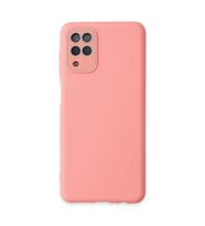 Samsung Galaxy A22 Kılıf Lansman Glass Kapak - Pembe