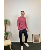 Süperlife Erkek Bisiklet Yaka Slim Fit İnce Sweatshirt SPR 20K17