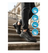 Walkway Motano M Siyah-Beyaz Erkek Spor Ayakkabı