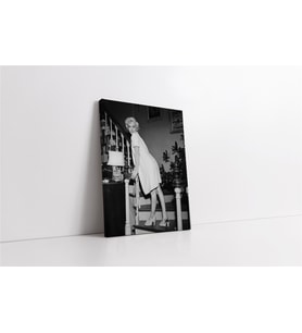 Siyah Beyaz Marilyn Monroe Kanvas Tablo