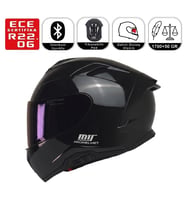 X340 Siyah Motosiklet Kaskı Spoiler Mod Güneş Vizörlü Full Face Kask