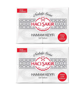 Hacı Şakir Hamam Keyfi Kalıp Sabun 800 gr 2 li
