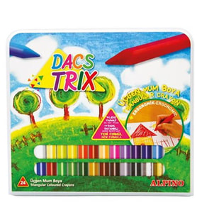 Alpino Mum Pastel Boya Dacstrix Çantalı Üçgen 24 Renk DA000127