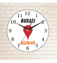 Memelekete Özel  Duvar Cam Saati 293223