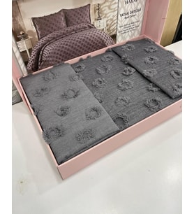 Çapa Home Şönil Yatak Örtüsü / Çeyizlik / Günlük Kullanıma Uygun/ 3 Parça Yatak Örtüsü hayal