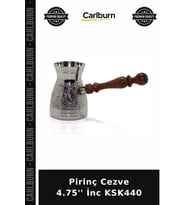 Özel Üretim Geleneksel Mutfak Sunum Kahve Pirinç Cezve 4.75'' İnc KSK440