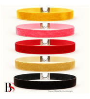 Beş Renk Kadın Choker - 5 Adet
