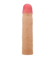 OdinsShop 7,6 cm Dolgulu Premium Ten Rengi Silikon Penis Kılıfı