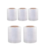 Palet Streç Film 17 Micron 10 cm x 300 m Şeffaf 5 Adet