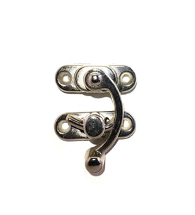 Yay Gözü, Ahşap Kutu Klipsi - Küçük 28x33 Mm, Nikel, 100 Adet