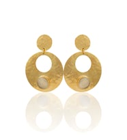Kadir Jewellery 22 Ayar Altın Kaplama Vintage Küpe -El İşçiliği Ve Hipoalerjenik Küpe