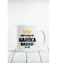 Dünyanın En Harika Babası Baskılı Kupa Bardak