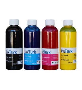 InkTurk Pigment Mürekkep Epson L15160 uyumlu 4x 200ml (Karışık)