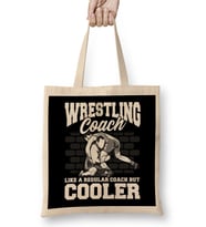 Wrestling Coach Like a Regular Coach But Cooler Bez Çanta Uzun Saplı