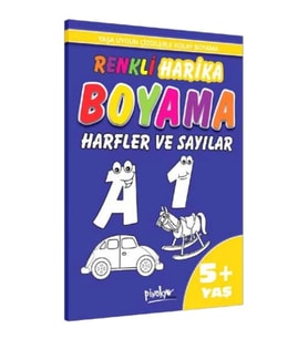 Renkli Harika Boyama Harfler ve Sayılar (5+Yaş)