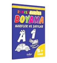 Renkli Harika Boyama Harfler ve Sayılar (5+Yaş)