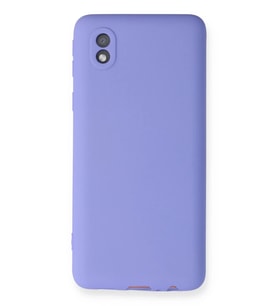 Mey İthalat® Samsung Galaxy A01 Core Kılıf First Silikon - Lila