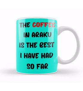 Funny coffee drinKs Art lover Gift Quote   Vintage Retro Rainbow Style Kupa Bardak Porselen