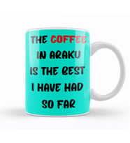 Funny coffee drinKs Art lover Gift Quote   Vintage Retro Rainbow Style Kupa Bardak Porselen