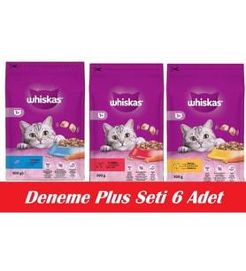 Whiskas İkili Lezzet Deneme Plus Seti 6 Adet