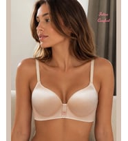 Intive Comfort Ten Rengi Taşlı V Aksesuarlı Parlak Kumaşlı C Cup Lazer Kesim İthal Sütyen