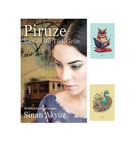 Piruze - Şam'da Bir Türk Gelin - Sinan Akyüz 9786051063058 Not Defterli Seti (Renksiz)
