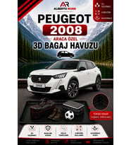 Peugeot 2008 ÜST 2020 - 2026 Araca Özel 3D Bagaj Havuzu