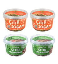 Melis Cıtır Sogan 100 gr ve Cıtır Jalepeno 75 gr 4 lu Karma Set