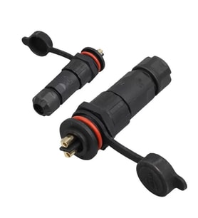 Ic-266M 16Mm Su Geçirmez Konnektör Şase Seyyar Takım 2 Pin