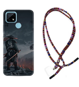 Realme C11 C21 C21Y C25Y C11 2021 Kılıf Boyun Asklı Rasta Silikon Warrior 1653