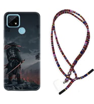 Realme C11 C21 C21Y C25Y C11 2021 Kılıf Boyun Asklı Rasta Silikon Warrior 1653
