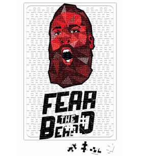 James Harden Fear The Beard Puzzle 240 Parça Yapboz