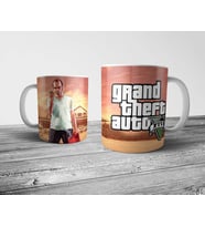 Pixxa Grand Theft Auto GTA V Kupa Bardak Model 2