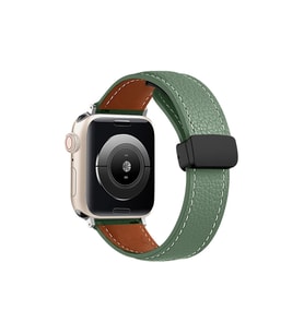 Watch 42Mm Kr414 Daks Deri Kordon - Koyu Yeşil