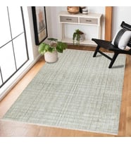Gri Halı Eskitme Vintage Stil Kaymaz Tabanlı Modern Salon Halısı Dijital Baskı Ürün