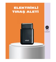 Mey İthalat® 45 Dakika Çalışma Süreli Şarjlı Tıraş Makinesi ABS Gövdeli