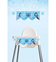 Frozen Karlar Ülkesi TWO 2 Banner (Kalın Kağıt) Doğum Günü